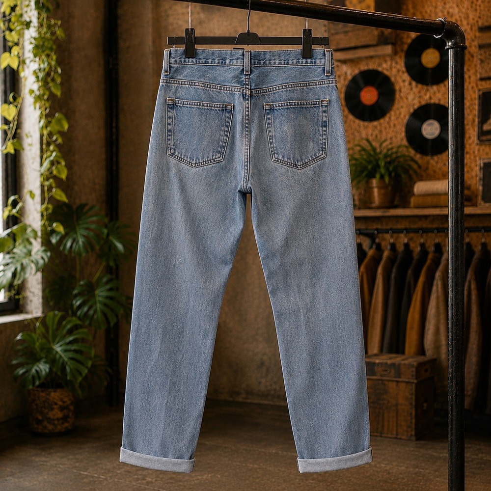 Faded Glory Medium Wash Straight Leg Jeans 34x32‎ Vintage 00s y2k Blue Denim
